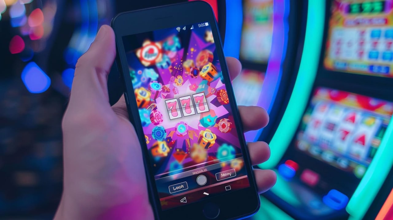 okbwt slot game section showing various online slot machine categories on mobile screen